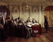 Hieronymus Jobs at His Exam, Johann Peter Hasenclever